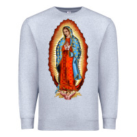 Heather Grey our new lady of guadalupe Premium Sweatshirt - BarkalooDesign