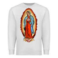 Oatmeal Heather our new lady of guadalupe Premium Sweatshirt - BarkalooDesign