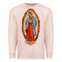 Pale Pink our new lady of guadalupe Premium Sweatshirt - BarkalooDesign