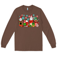 Chestnut christmas gnomes coffee cups Long Sleeve Tee - texasbilliewilder
