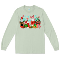 Matcha christmas gnomes coffee cups Long Sleeve Tee - texasbilliewilder