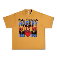 Peanut Butter my favorite hockey player calls me mom Urban Heavy Tee - Zillion Design Studio