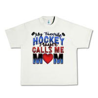 Pistachio my favorite hockey player calls me mom Urban Heavy Tee - Zillion Design Studio