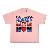 Salmon my favorite hockey player calls me mom Urban Heavy Tee - Zillion Design Studio
