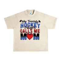 Sandshell my favorite hockey player calls me mom Urban Heavy Tee - Zillion Design Studio