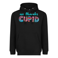 Black no thanks cupid Heavyweight Hoodie - AdoDesignShop