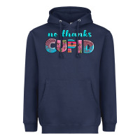 Navy no thanks cupid Heavyweight Hoodie - AdoDesignShop