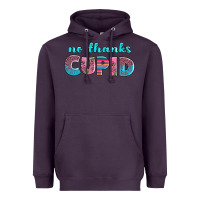 No Thanks Cupid Heavyweight Hoodie | Teevron