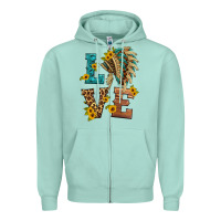 Seafoam love indian headdress Zipper Hoodie - HRA Design Shop