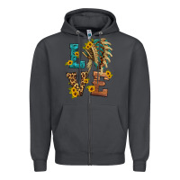 Smoke love indian headdress Zipper Hoodie - HRA Design Shop