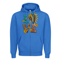 True Royal love indian headdress Zipper Hoodie - HRA Design Shop