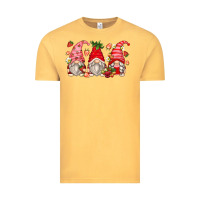 Vintage Mustard strawberry gnomes Vintage Tee - Zillion Design Studio