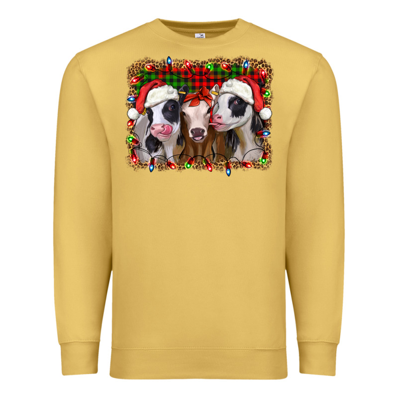 Christmas Heifers Premium Sweatshirt by Jasminsmagicworld | Teevron