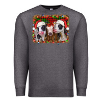 Charcoal Heather christmas heifers Premium Sweatshirt - Jasminsmagicworld