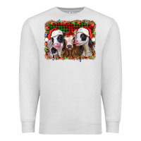 Oatmeal Heather christmas heifers Premium Sweatshirt - Jasminsmagicworld