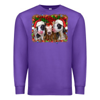 Purple christmas heifers Premium Sweatshirt - Jasminsmagicworld