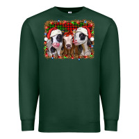 Sports Green christmas heifers Premium Sweatshirt - Jasminsmagicworld