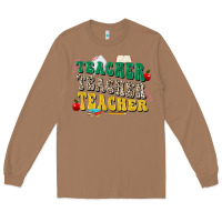 Toasted Coconut teacher teacher teacher Long Sleeve Tee - Zillion Design Studio
