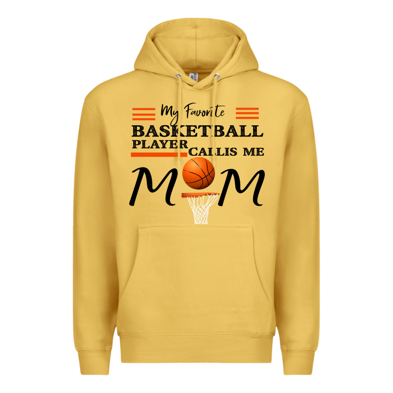 My Favorite Basketball Player Calls Me Mom Premium Hoodie by Bettercallsaul | Teevron