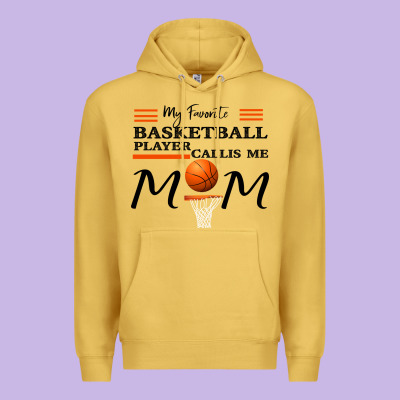 My Favorite Basketball Player Calls Me Mom Premium Hoodie Designed By Bettercallsaul