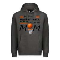 Charcoal Heather My Favorite Basketball Player Calls Me Mom Premium Hoodie - Bettercallsaul