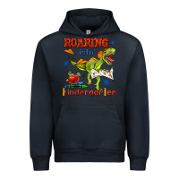 Navy roaring into kindergarten Urban Hoodie - BundleAndBundleShop