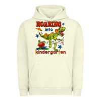 Pigment Pistachio roaring into kindergarten Urban Hoodie - BundleAndBundleShop