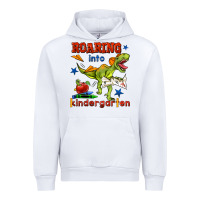 White roaring into kindergarten Urban Hoodie - BundleAndBundleShop
