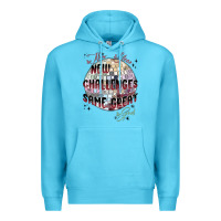 Ocean Blue happy new year Premium Hoodie - MaliasSmallBusiness