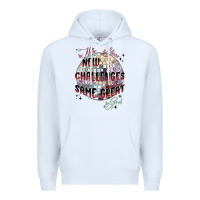 White happy new year Premium Hoodie - MaliasSmallBusiness