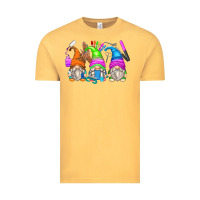 Vintage Mustard nail tech gnomes Vintage Tee - Zillion Design Studio