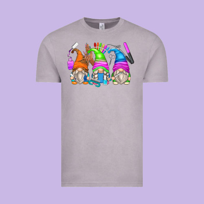 Nail Tech Gnomes Vintage Tee Designed By Zillion Design Studio