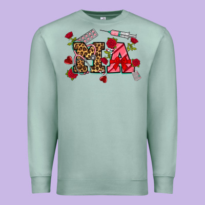 Valentines Day Ma Premium Sweatshirt Designed By Nancycooperartshop
