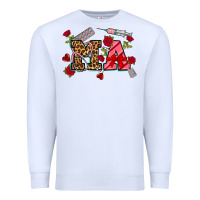 White valentines day ma Premium Sweatshirt - NancyCooperArtShop