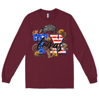 Burgundy texas tx Long Sleeve Tee - Zillion Design Studio