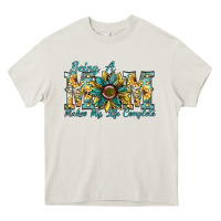 Cream being a mom makes my life complete Heavy Core Tee - SublimationCraftShop