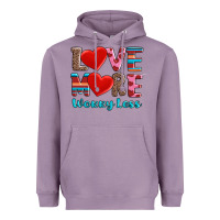 Lavender love more worry less Heavyweight Hoodie - AdoDesignShop