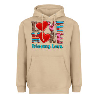 Mushroom love more worry less Heavyweight Hoodie - AdoDesignShop