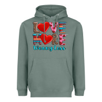 Sage love more worry less Heavyweight Hoodie - AdoDesignShop