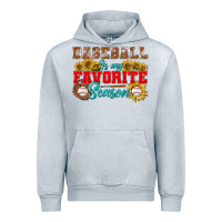 Heather Grey baseball is my favorite season Urban Hoodie - BundleAndBundleShop