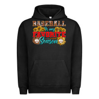 Pigment Black baseball is my favorite season Urban Hoodie - BundleAndBundleShop
