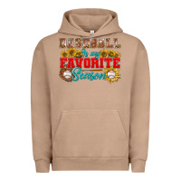 Pigment Burro baseball is my favorite season Urban Hoodie - BundleAndBundleShop