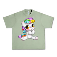 Oil Green pride cute unicorn Urban Heavy Tee - texasbilliewilder