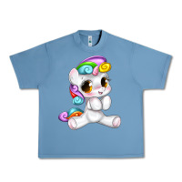 Pebble Blue pride cute unicorn Urban Heavy Tee - texasbilliewilder