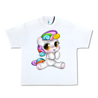 White pride cute unicorn Urban Heavy Tee - texasbilliewilder