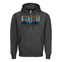 Charcoal Heather can move faith mountains Zipper Hoodie - CowhideDigitalArt