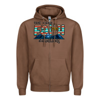 Chestnut can move faith mountains Zipper Hoodie - CowhideDigitalArt