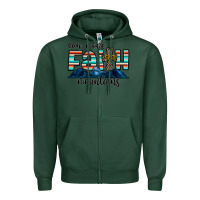 Sports Green can move faith mountains Zipper Hoodie - CowhideDigitalArt