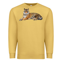 Antique Gold Tiger Premium Sweatshirt - LillyAllenDesigns