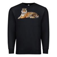 Black Tiger Premium Sweatshirt - LillyAllenDesigns